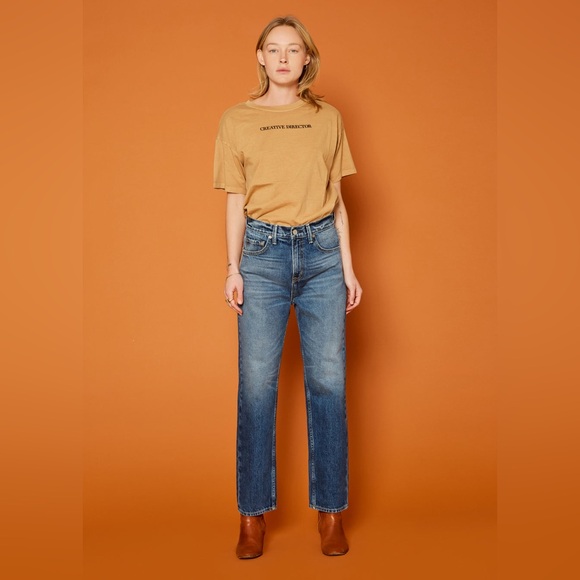 Noend Denim Jeans Slim Straight Crop Size 28 - Picture 3 of 14